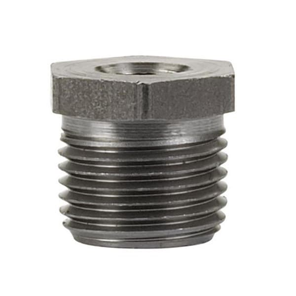 Gizmo 753288000117 0.25 x 0.12 in. Hex Bushing in Black Steel, 5PK GI154707 - main